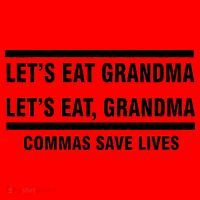 Let's Eat Grandma Commas Save Lives Santa Hat thumb 1