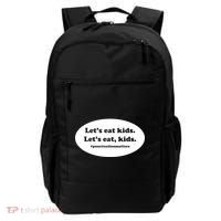 Let's Eat Kids Punctuation Matter Backpack thumb 0
