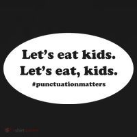 Let's Eat Kids Punctuation Matter Backpack thumb 2