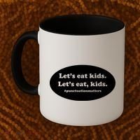 Let's Eat Kids Punctuation Matter Coffee Mug thumb 2