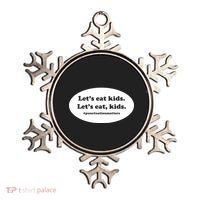 Let's Eat Kids Punctuation Matter Ornament thumb 0