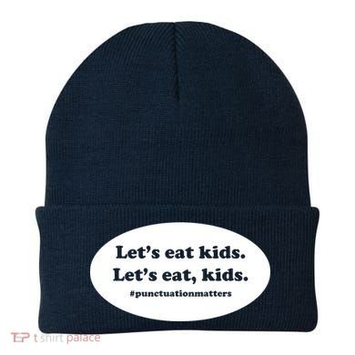 Let's Eat Kids Punctuation Matter Beanie