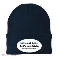 Let's Eat Kids Punctuation Matter Beanie thumb 0