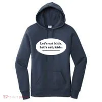 Let's Eat Kids Punctuation Matter Women's Hoodie thumb 0