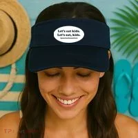 Let's Eat Kids Punctuation Matter Visor thumb 2