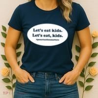 Let's Eat Kids Punctuation Matter Women's T-Shirt thumb 2