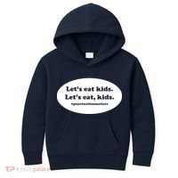 Let's Eat Kids Punctuation Matter Kids Hoodie thumb 0