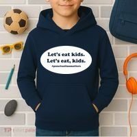 Let's Eat Kids Punctuation Matter Kids Hoodie thumb 2