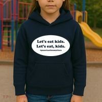 Let's Eat Kids Punctuation Matter Kids Hoodie thumb 3