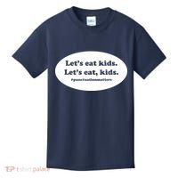 Let's Eat Kids Punctuation Matter Kids T-Shirt thumb 0
