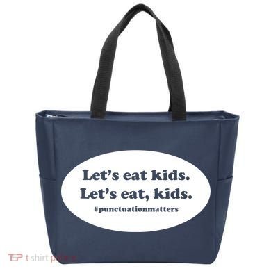 Let's Eat Kids Punctuation Matter Tote Bag
