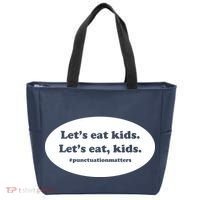 Let's Eat Kids Punctuation Matter Tote Bag thumb 0