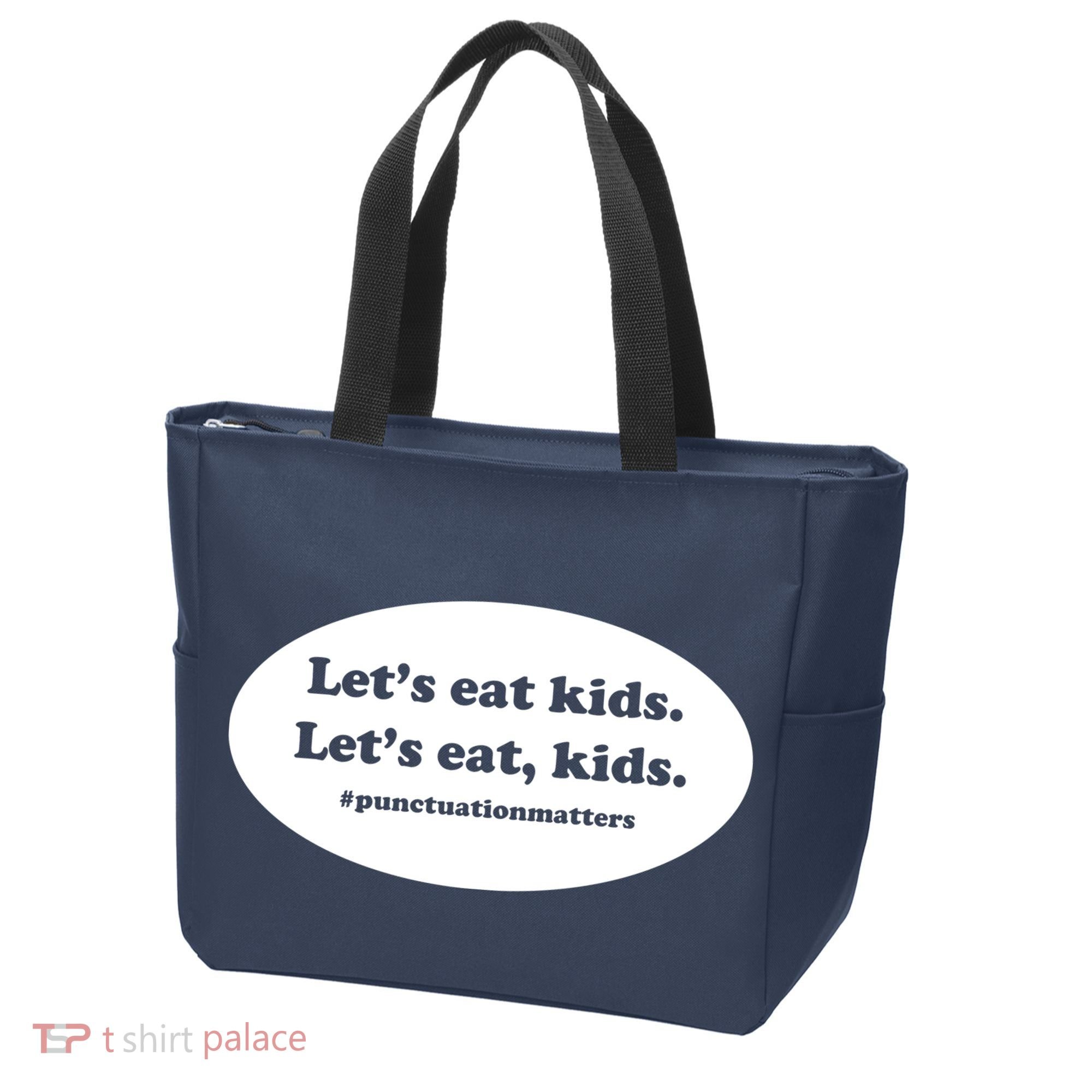 Let's Eat Kids Punctuation Matter Tote Bag
