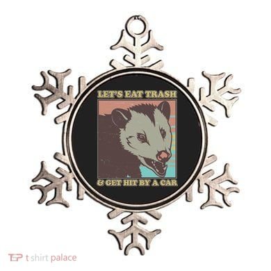Let's Eat Trash And Get Hit By A Car Opossum Ornament