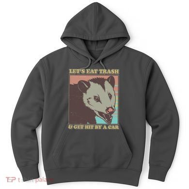 Let's Eat Trash And Get Hit By A Car Opossum Hoodie