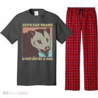 Let's Eat Trash And Get Hit By A Car Opossum Pajama Set thumb 0
