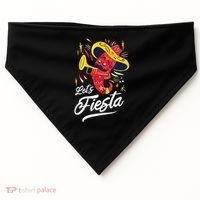 Let's Fiesta Chili Pepper USA-Made Doggie Bandana thumb 0