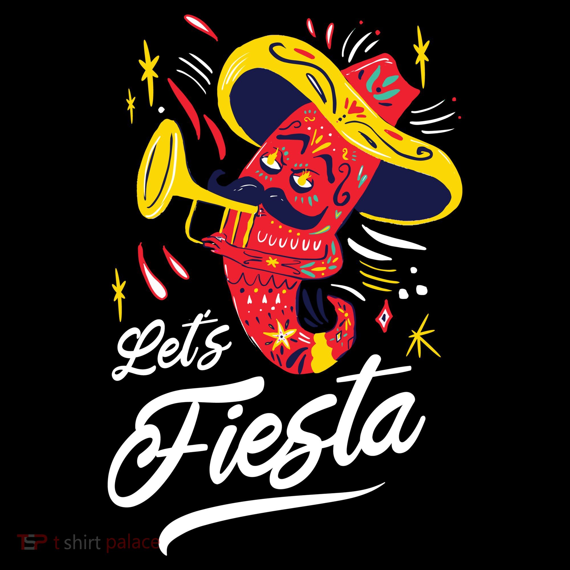 Let's Fiesta Chili Pepper Bucket Hat