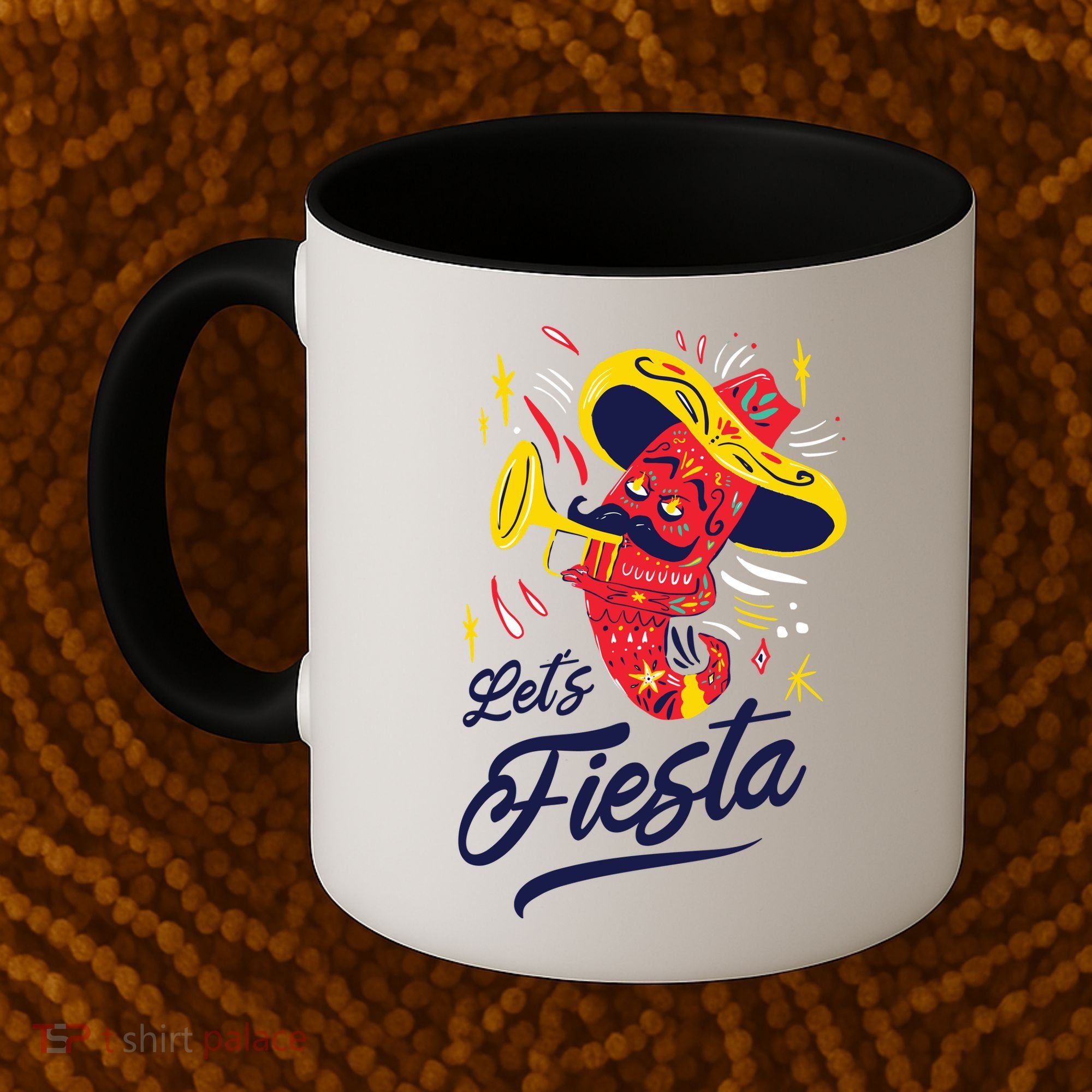 Let's Fiesta Chili Pepper Coffee Mug