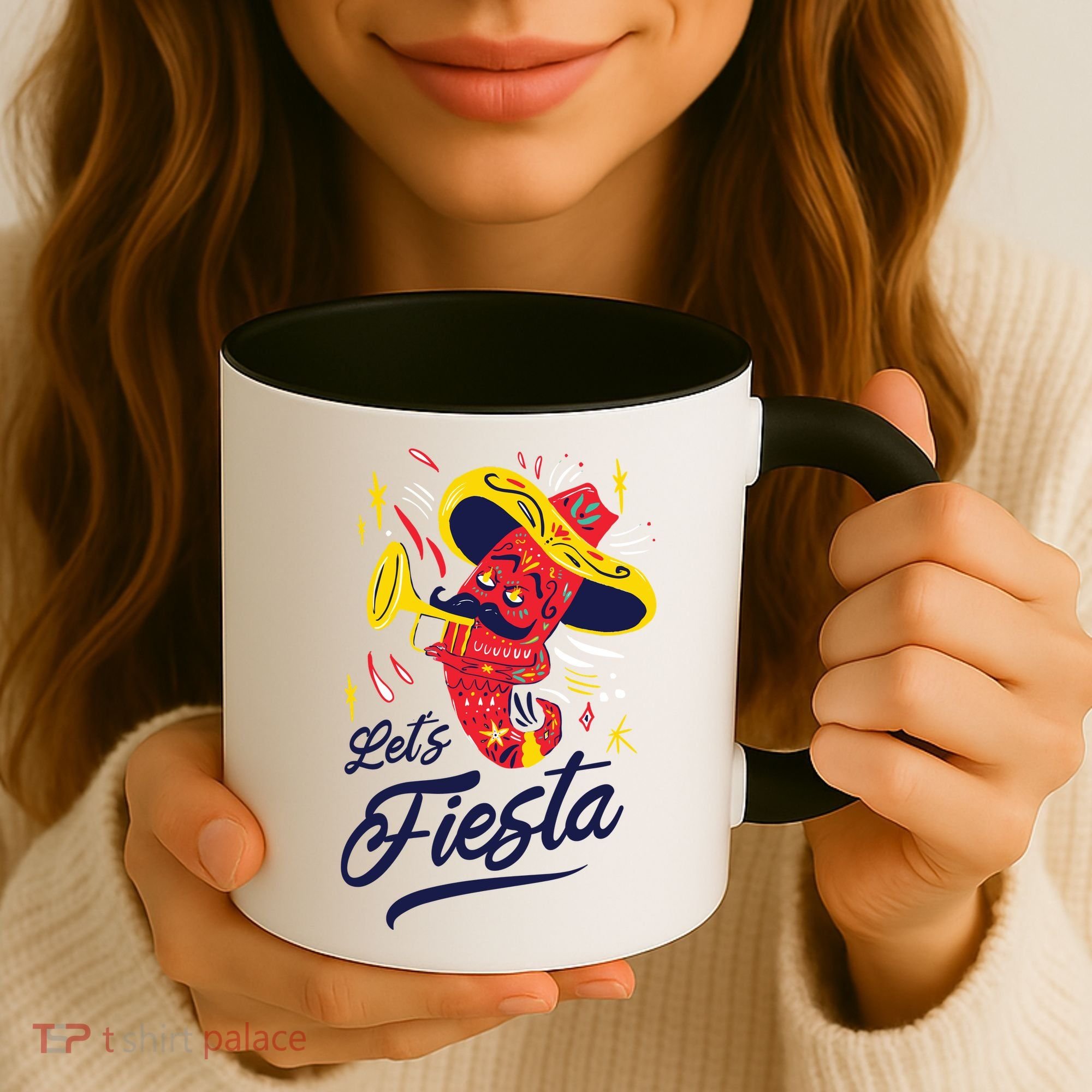 Let's Fiesta Chili Pepper Coffee Mug