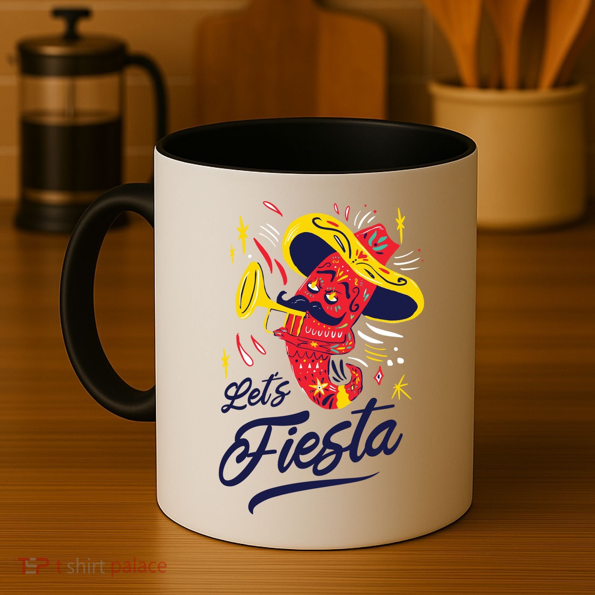 Let's Fiesta Chili Pepper Coffee Mug
