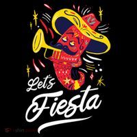 Let's Fiesta Chili Pepper Ornament thumb 1