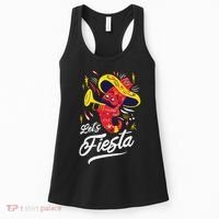 Let's Fiesta Chili Pepper Women's Tank Top thumb 0