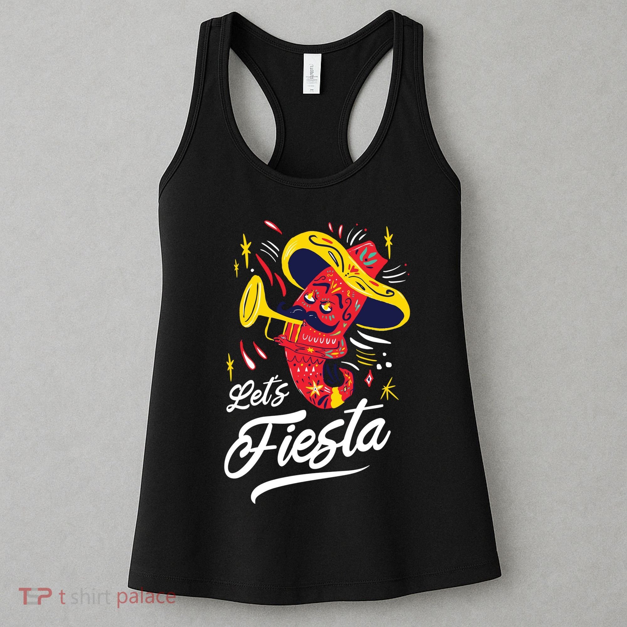 Let's Fiesta Chili Pepper Women's Tank Top