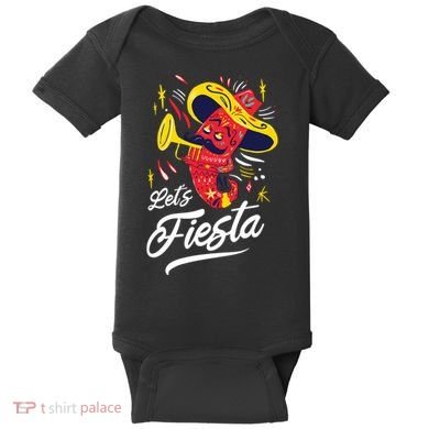 Let's Fiesta Chili Pepper Baby Bodysuit