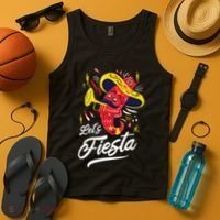 Let's Fiesta Chili Pepper Tank Top thumb 4