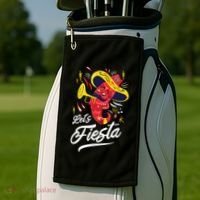 Let's Fiesta Chili Pepper Golf Towel thumb 2