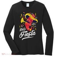 Let's Fiesta Chili Pepper Women's Long Sleeve Shirt thumb 0