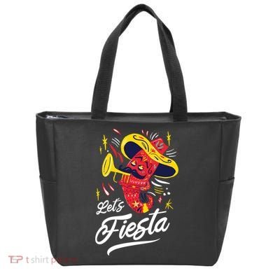 Let's Fiesta Chili Pepper Tote Bag