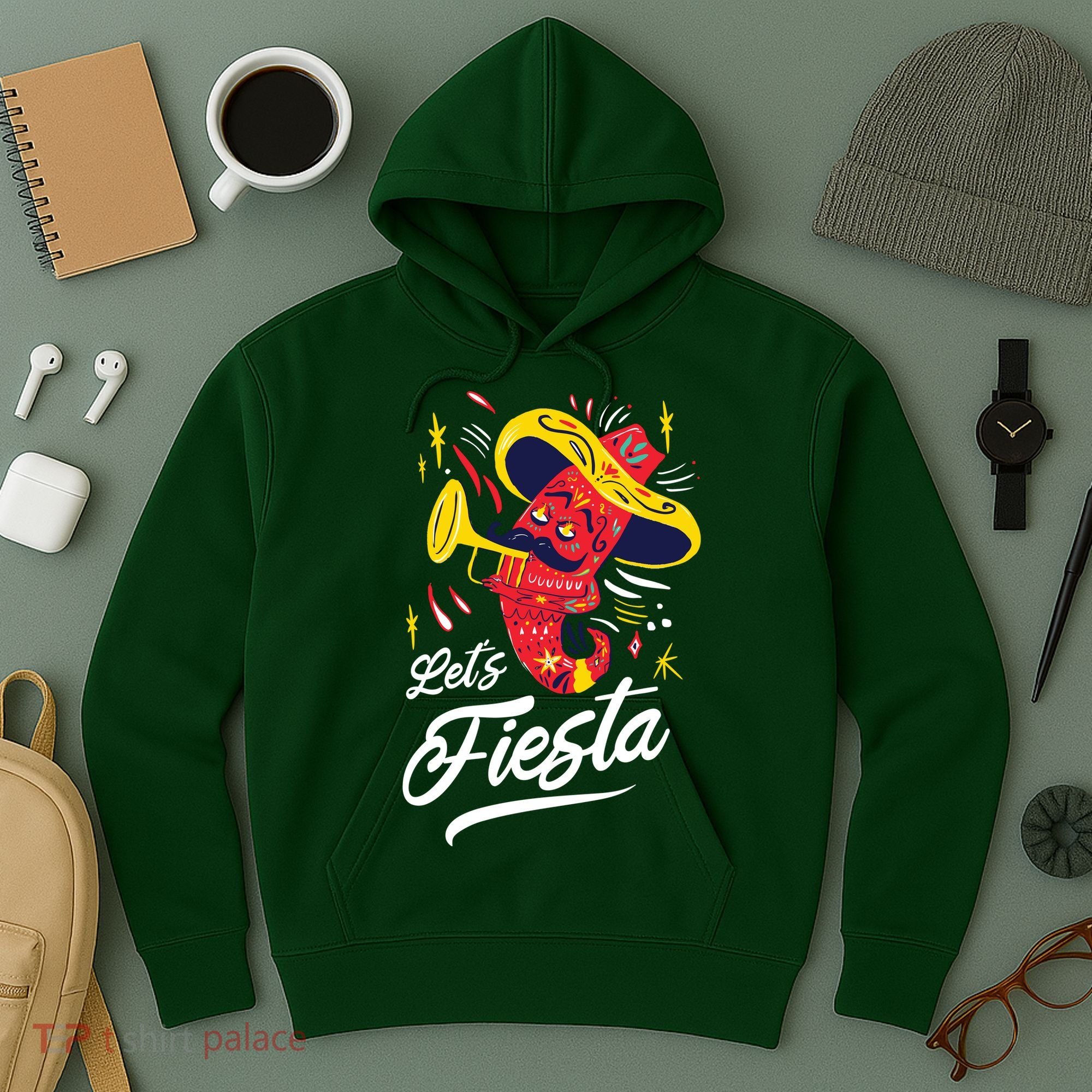 Let's Fiesta Chili Pepper Hoodie