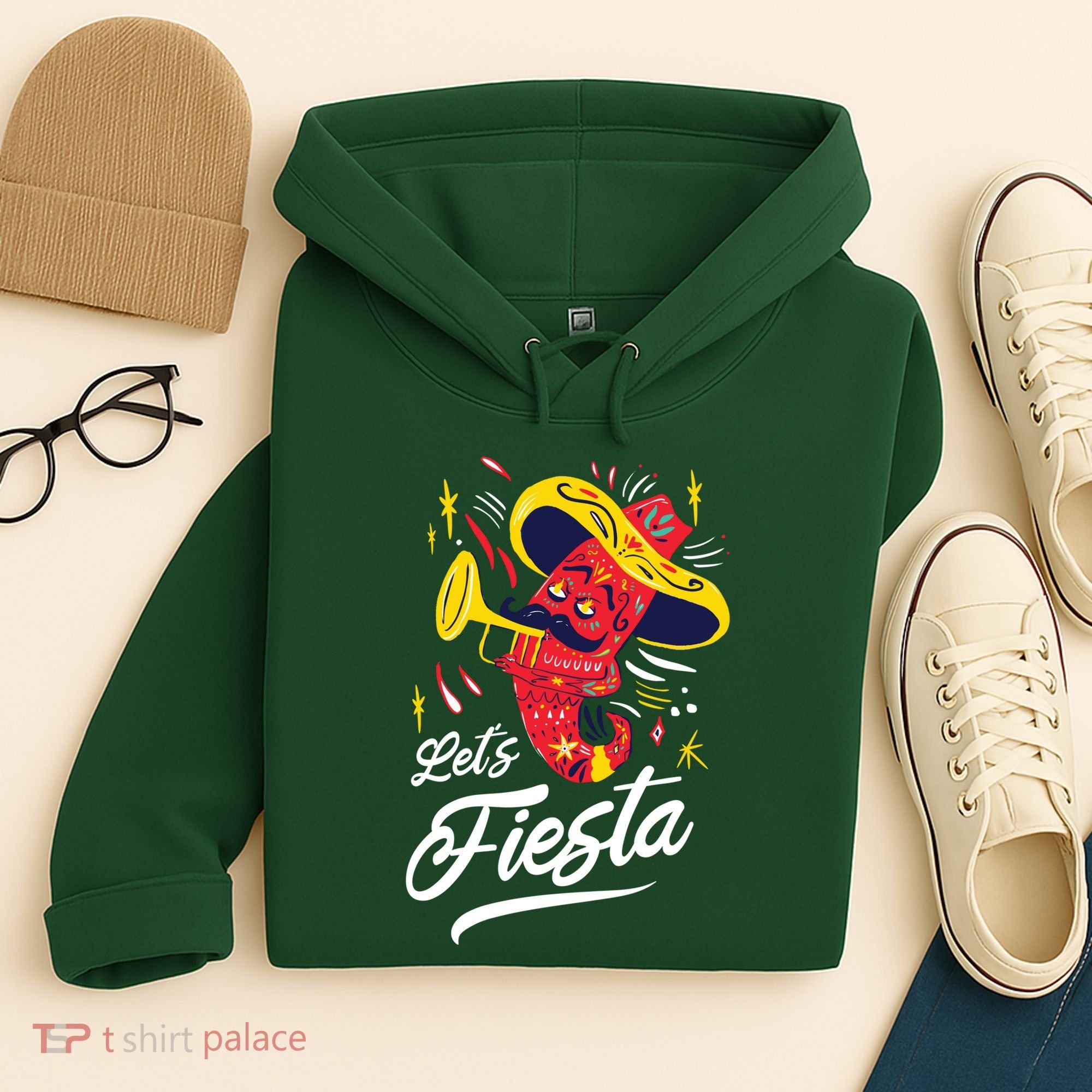 Let's Fiesta Chili Pepper Hoodie