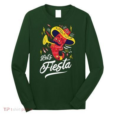 Let's Fiesta Chili Pepper Long Sleeve Shirt