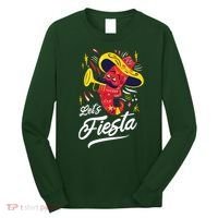 Let's Fiesta Chili Pepper Long Sleeve Shirt thumb 0