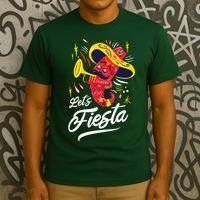Let's Fiesta Chili Pepper T-Shirt thumb 3