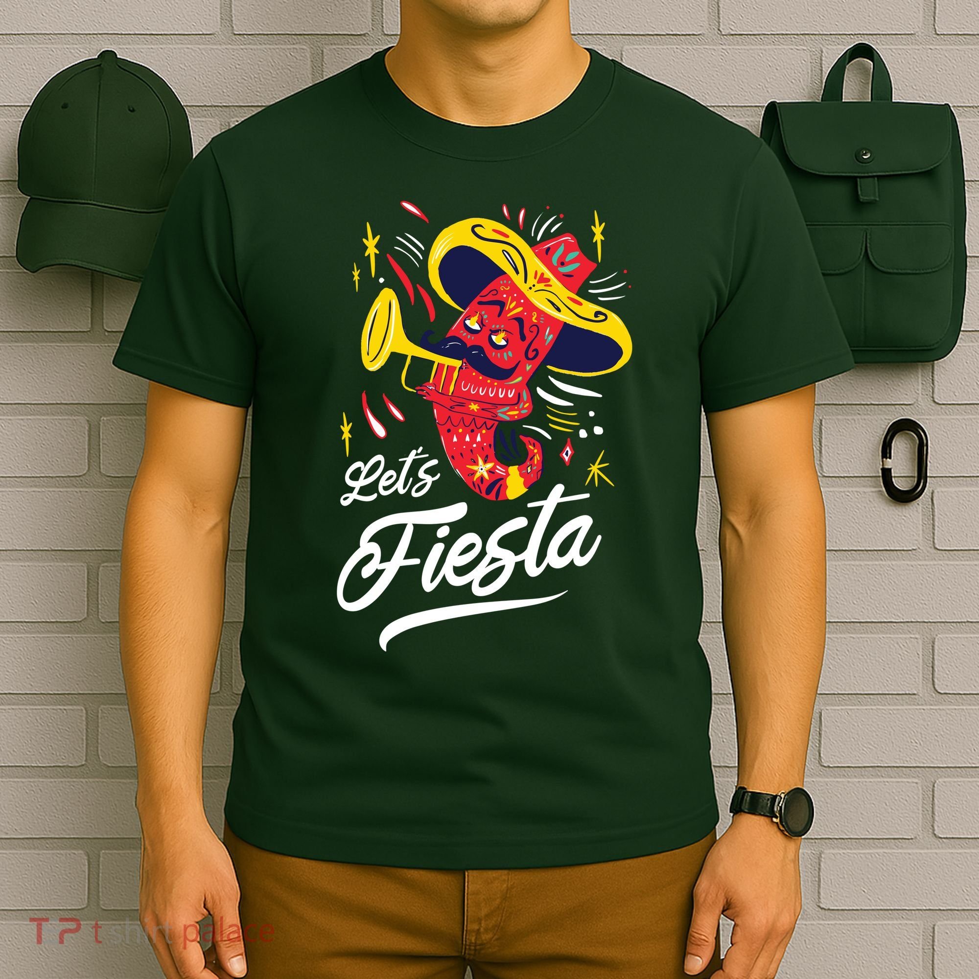 Let's Fiesta Chili Pepper T-Shirt