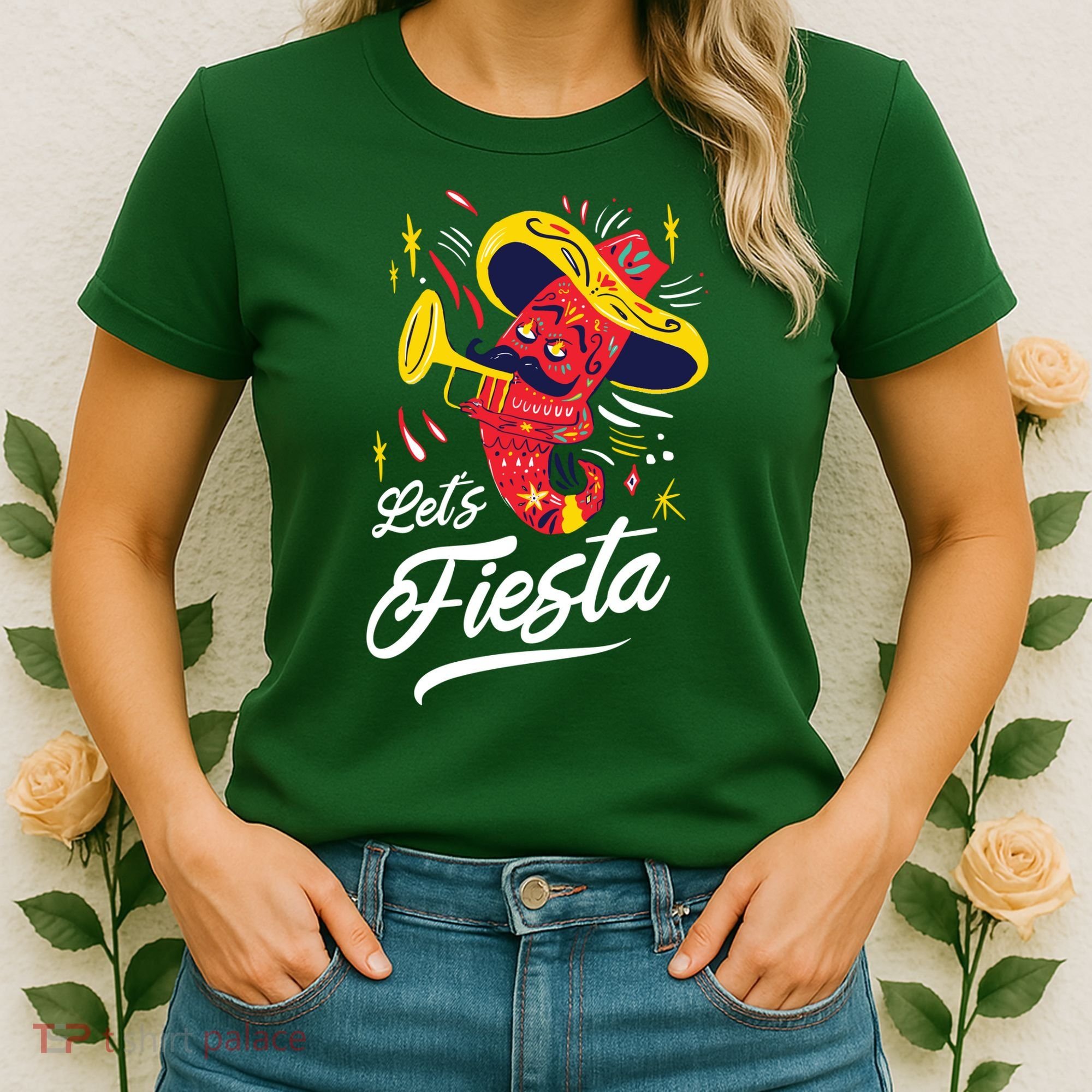 Let's Fiesta Chili Pepper Women's T-Shirt