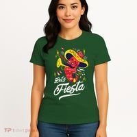 Let's Fiesta Chili Pepper Women's T-Shirt thumb 4