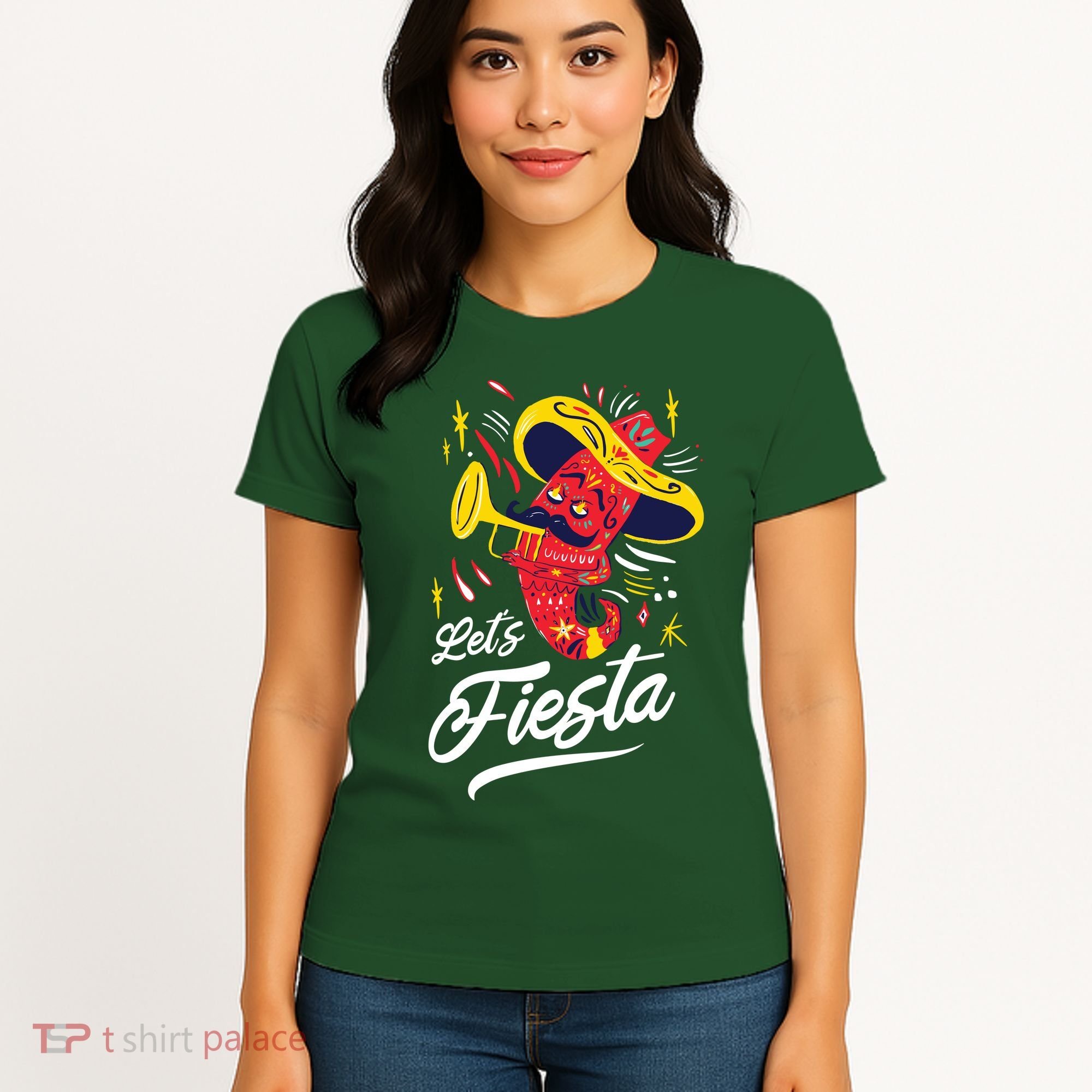 Let's Fiesta Chili Pepper Women's T-Shirt