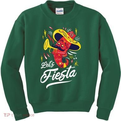Let's Fiesta Chili Pepper Kids Sweatshirt