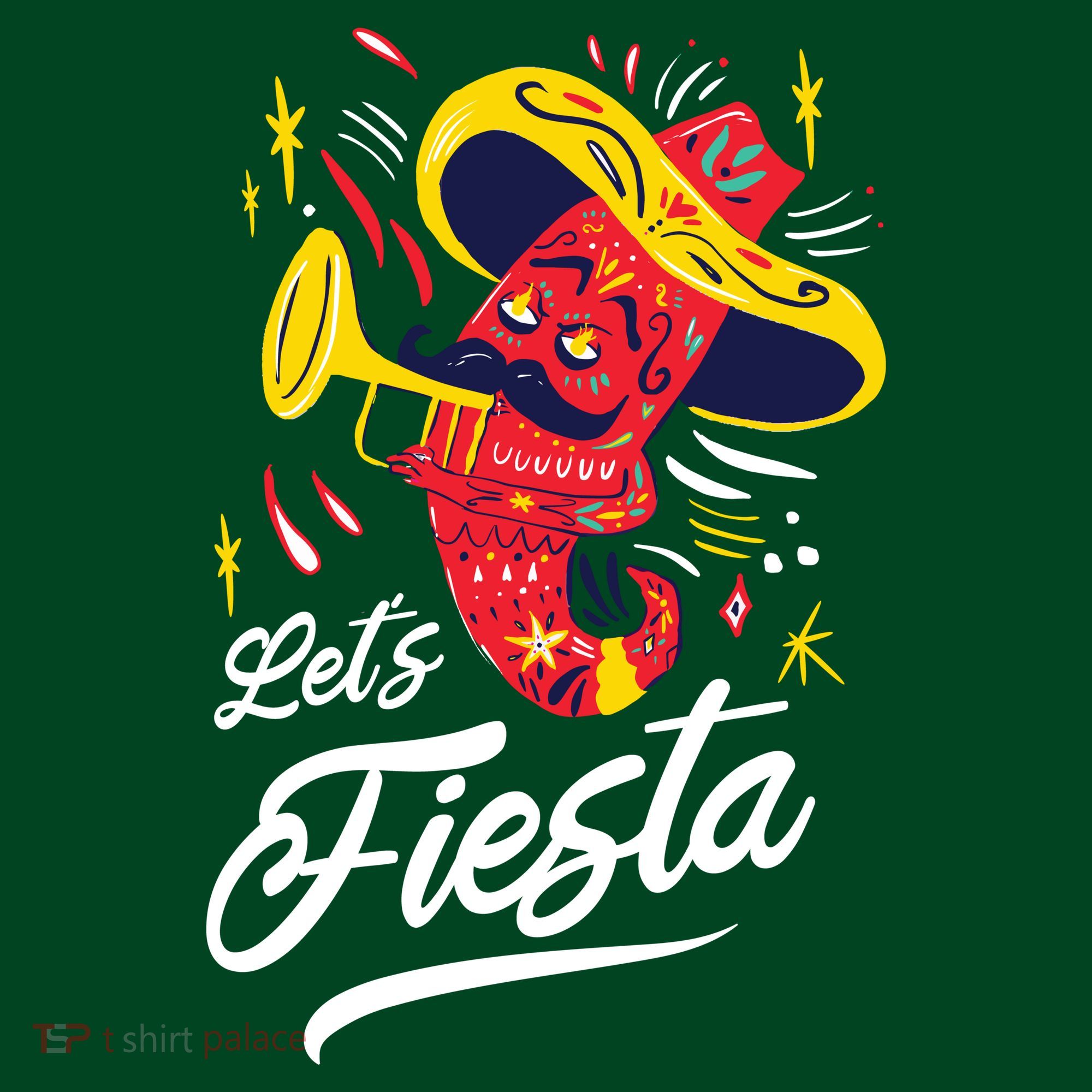 Let's Fiesta Chili Pepper Kids Hoodie