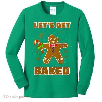 Let's Get Baked Kids Long Sleeve Shirt