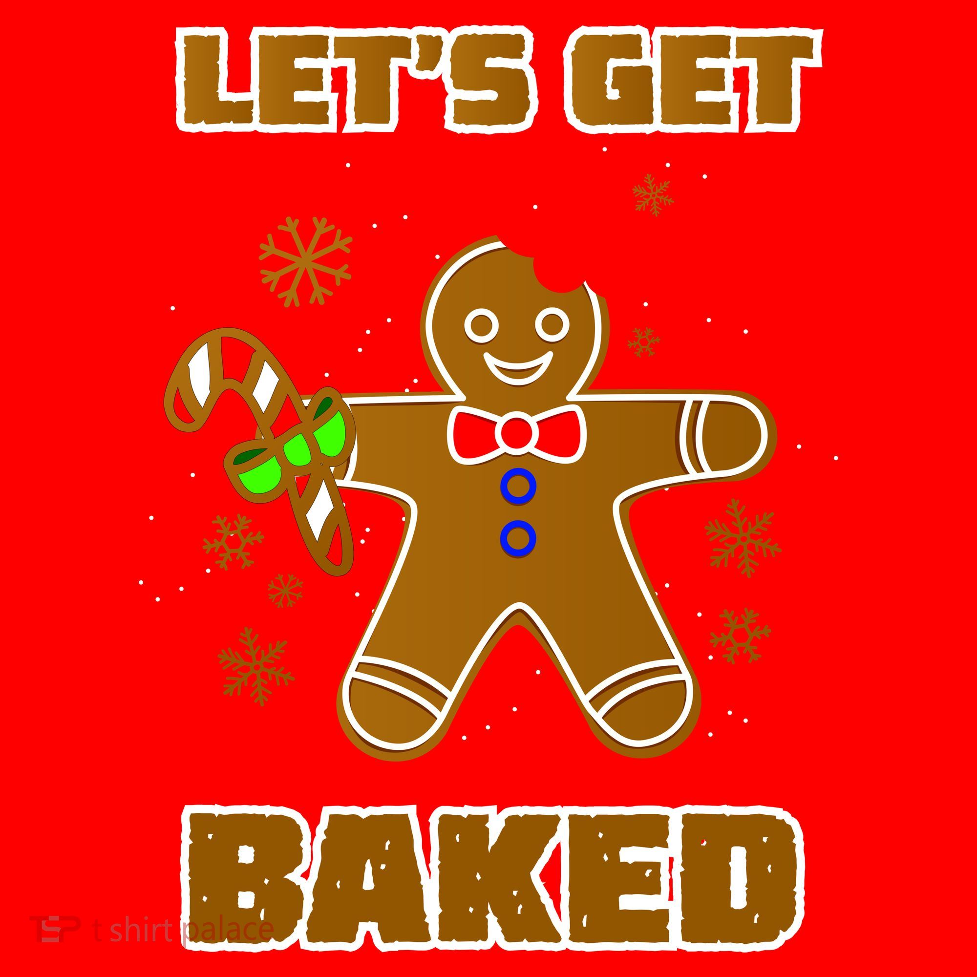 Let's Get Baked Santa Hat
