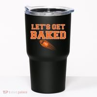 Let's Get Baked Football Cleveland Tumbler thumb 0