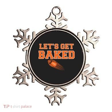 Let's Get Baked Football Cleveland Ornament