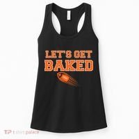 Let's Get Baked Football Cleveland Women's Tank Top thumb 0