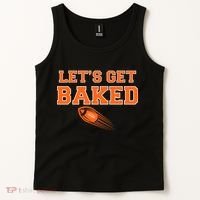 Let's Get Baked Football Cleveland Tank Top thumb 2